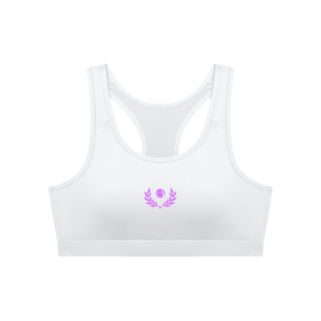 Womens Tennis Cropped Sports Bra