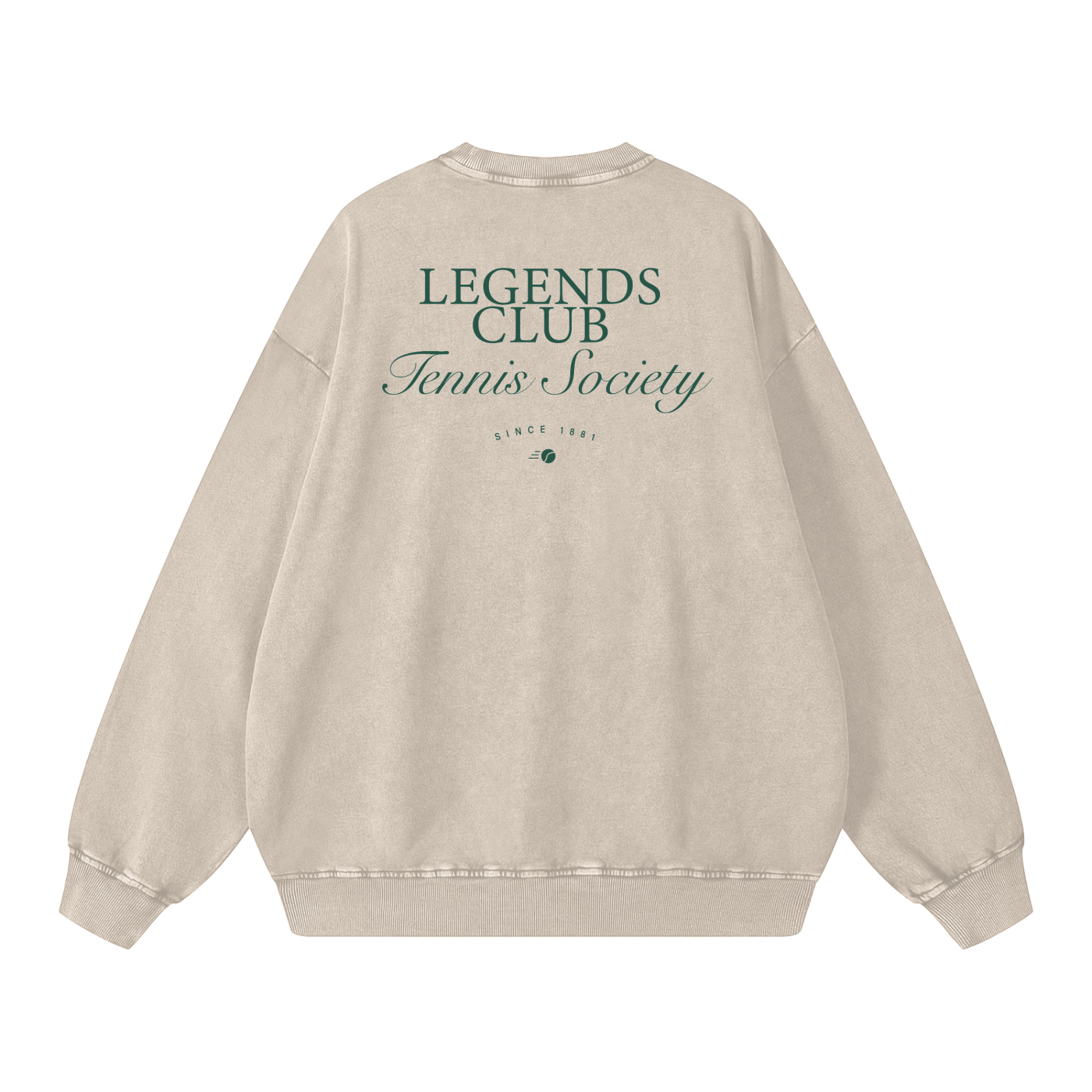 Unisex Tennis Society Oversized Sweatshirt