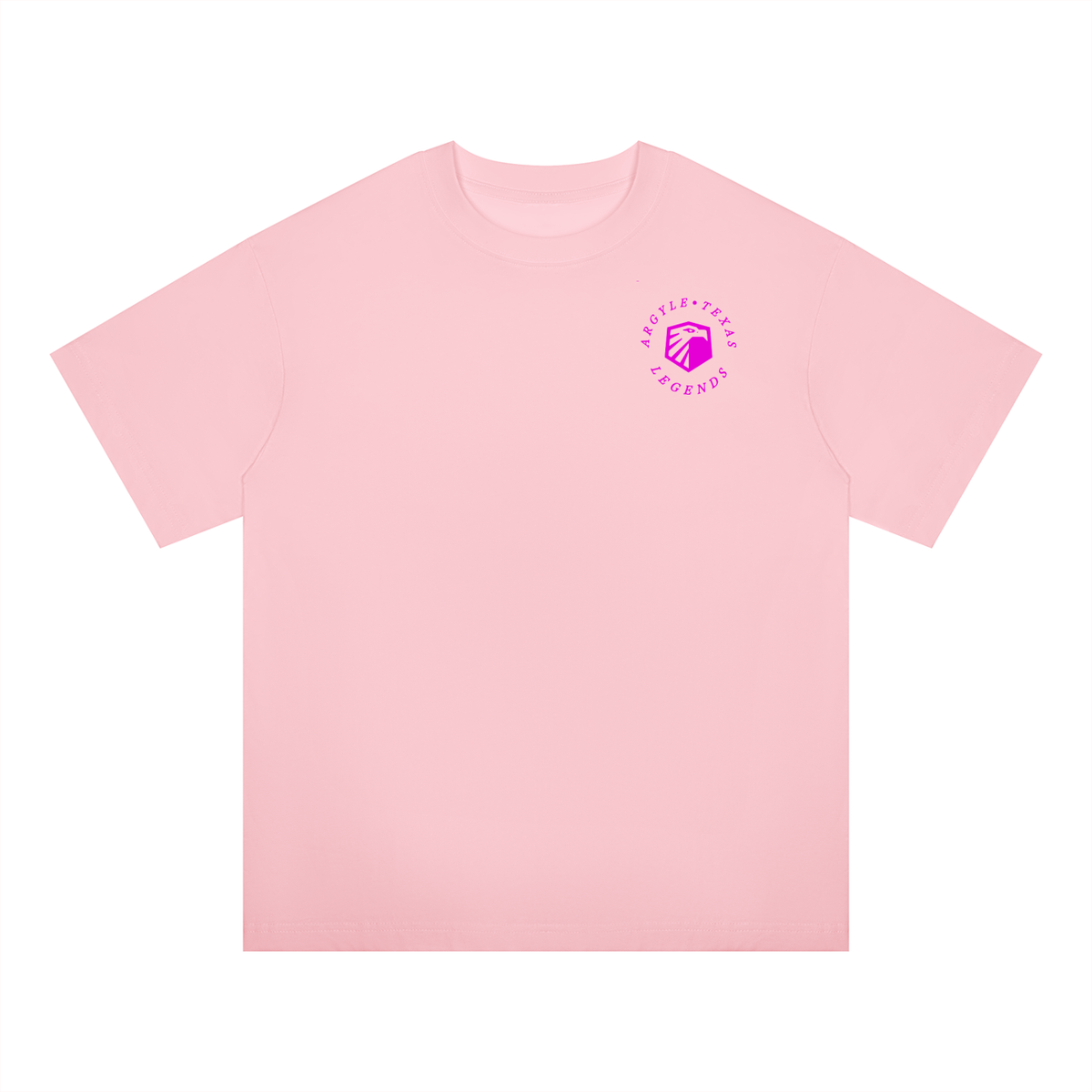 Argyle Eagles Pink Oversized Tee