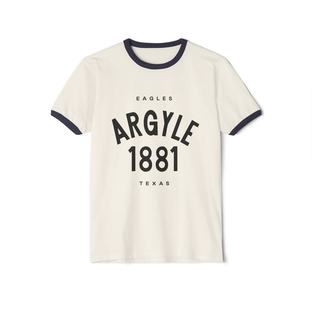 Argyle 1881 Texas Ringer T-Shirt — Vintage Eagles Champs Tee