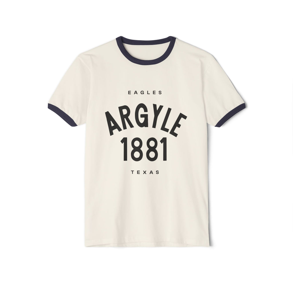 Argyle 1881 Texas Ringer T-Shirt — Vintage Eagles Champs Tee