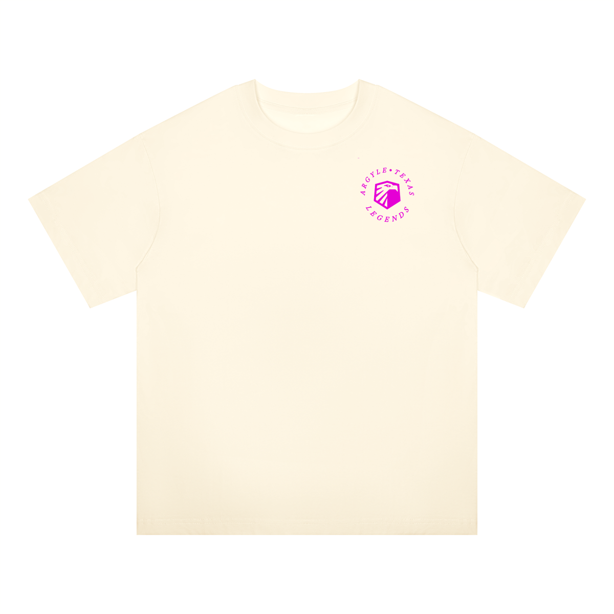 Argyle Eagles Pink Oversized Tee
