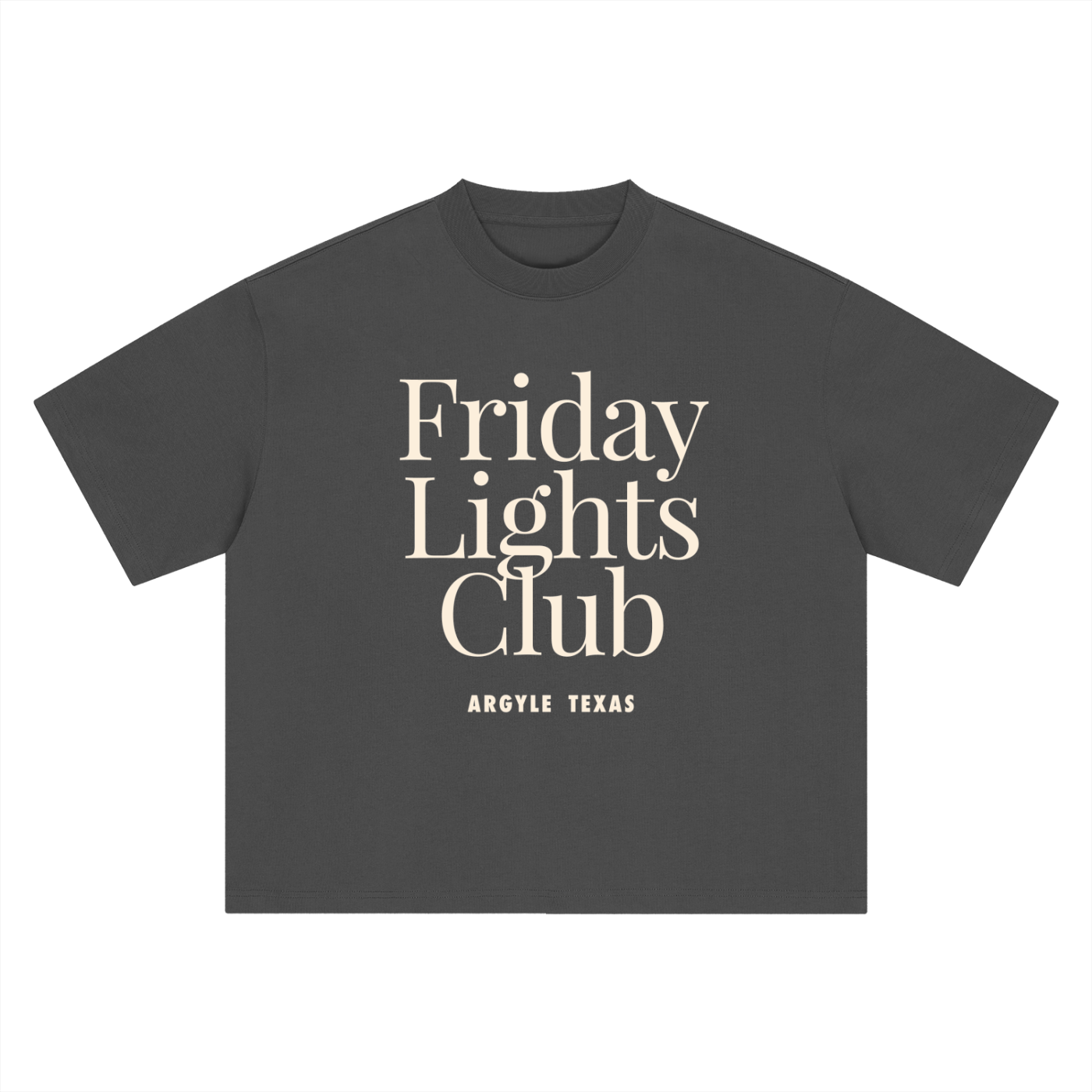 Mens Friday Night Lights Oversized T-Shirt
