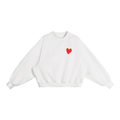 Womens Argyle Darlin Dolman Sleeve Boxy Sweatshirt