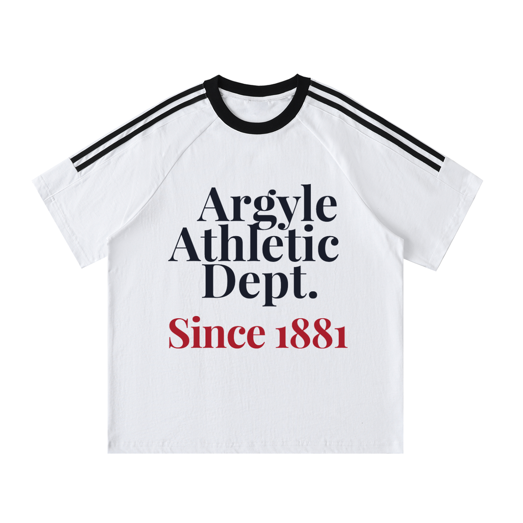Unisex Argyle Athletic Dept Crewneck Cotton Tee