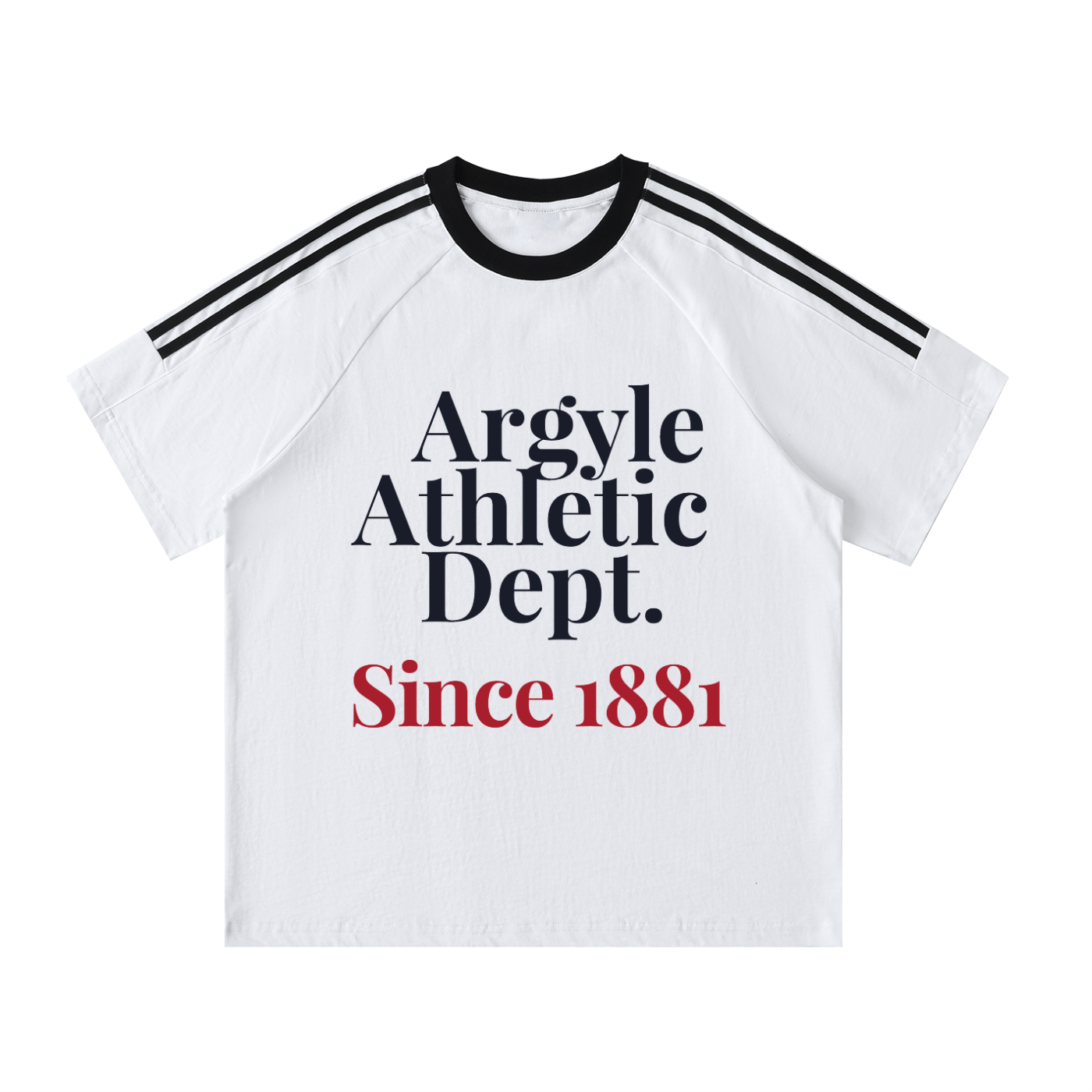 Unisex Argyle Athletic Dept Crewneck Cotton Tee