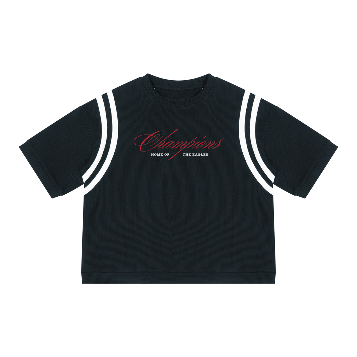 Argyle Eagles Color Block Boxy Tee