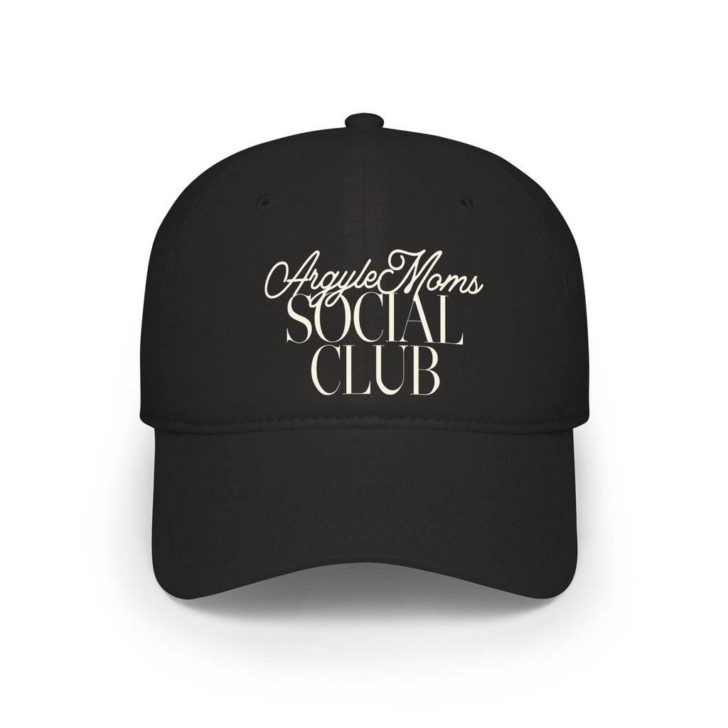 Argyle Moms Social Club Baseball Cap