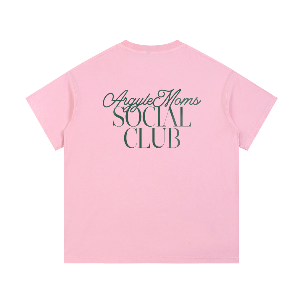 Moms Social Club Vintage Wash Cotton Tee
