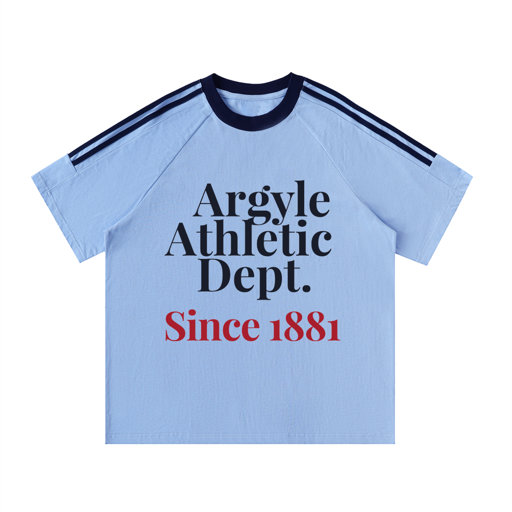Unisex Argyle Athletic Dept Crewneck Cotton Tee