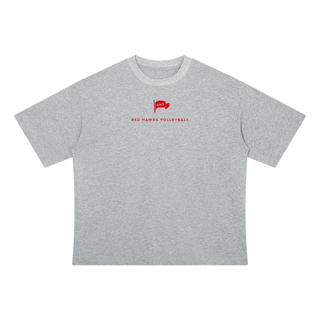 Womens AMS Volleyball Drop Shoulder Cotton Tee