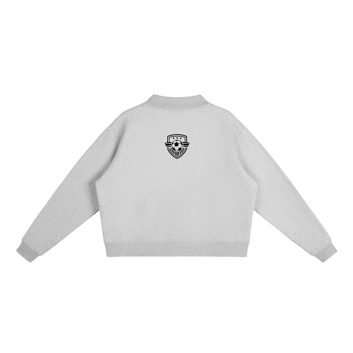 Womens Soccer Mom Mock Crewneck Sweatshirt