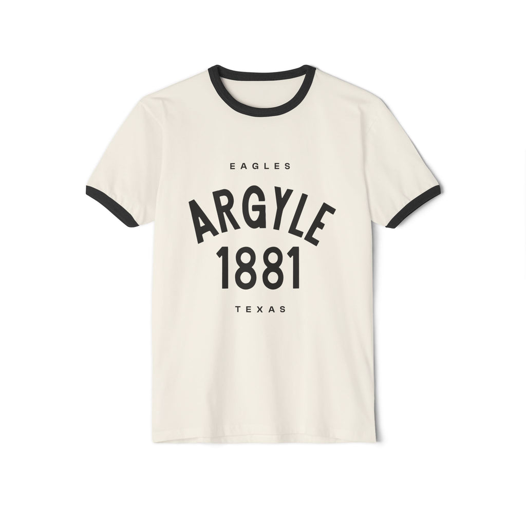 Argyle 1881 Texas Ringer T-Shirt — Vintage Eagles Champs Tee
