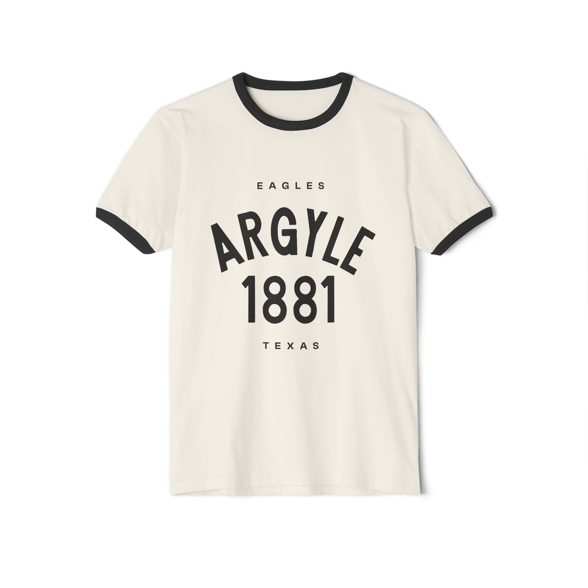 Argyle 1881 Texas Ringer T-Shirt — Vintage Eagles Champs Tee