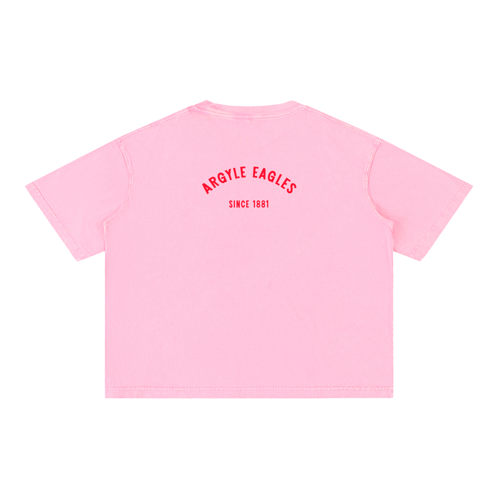 Argyle Eagles Mineral Wash Boxy Cotton Tee