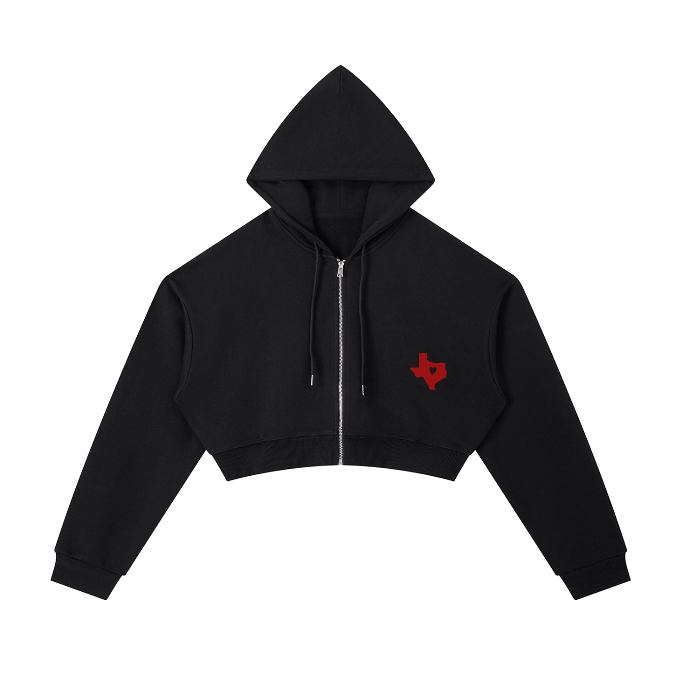 Womens Athletic Dept Cropped Zip Hoodie