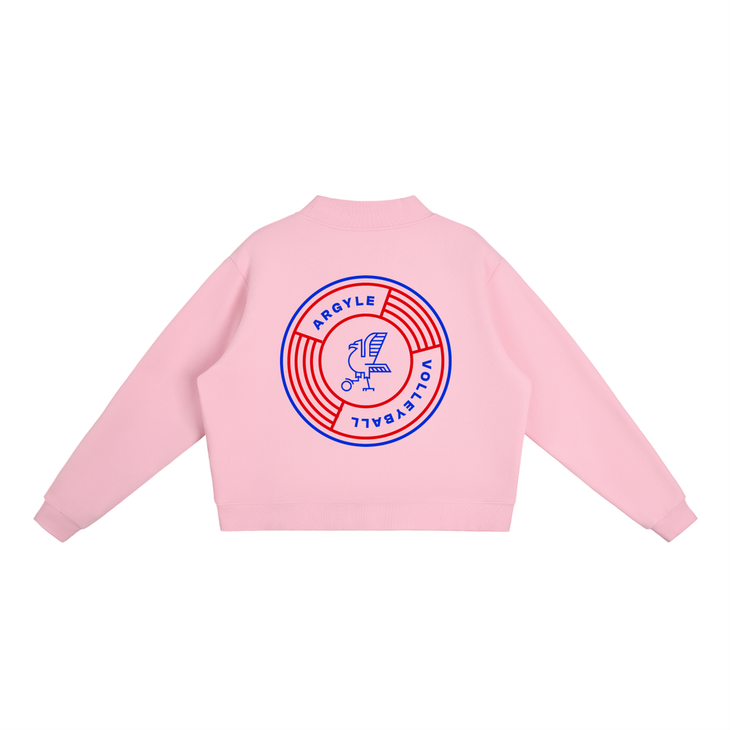 Womens Volleyball Crewneck Sweatshirt