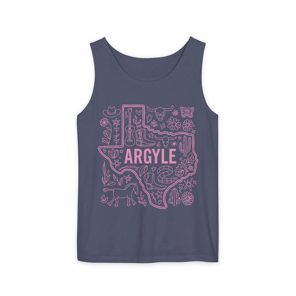Womens Argyle Tank Top