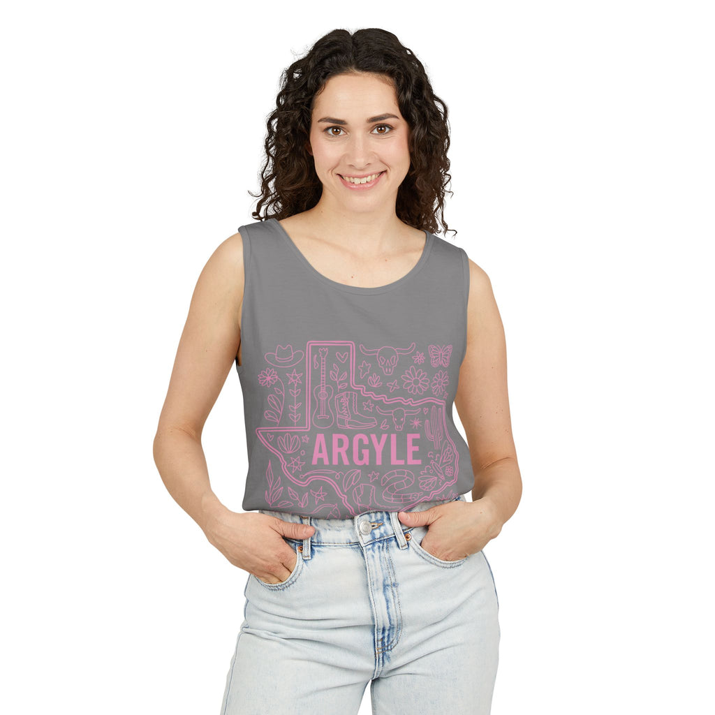 Womens Argyle Tank Top