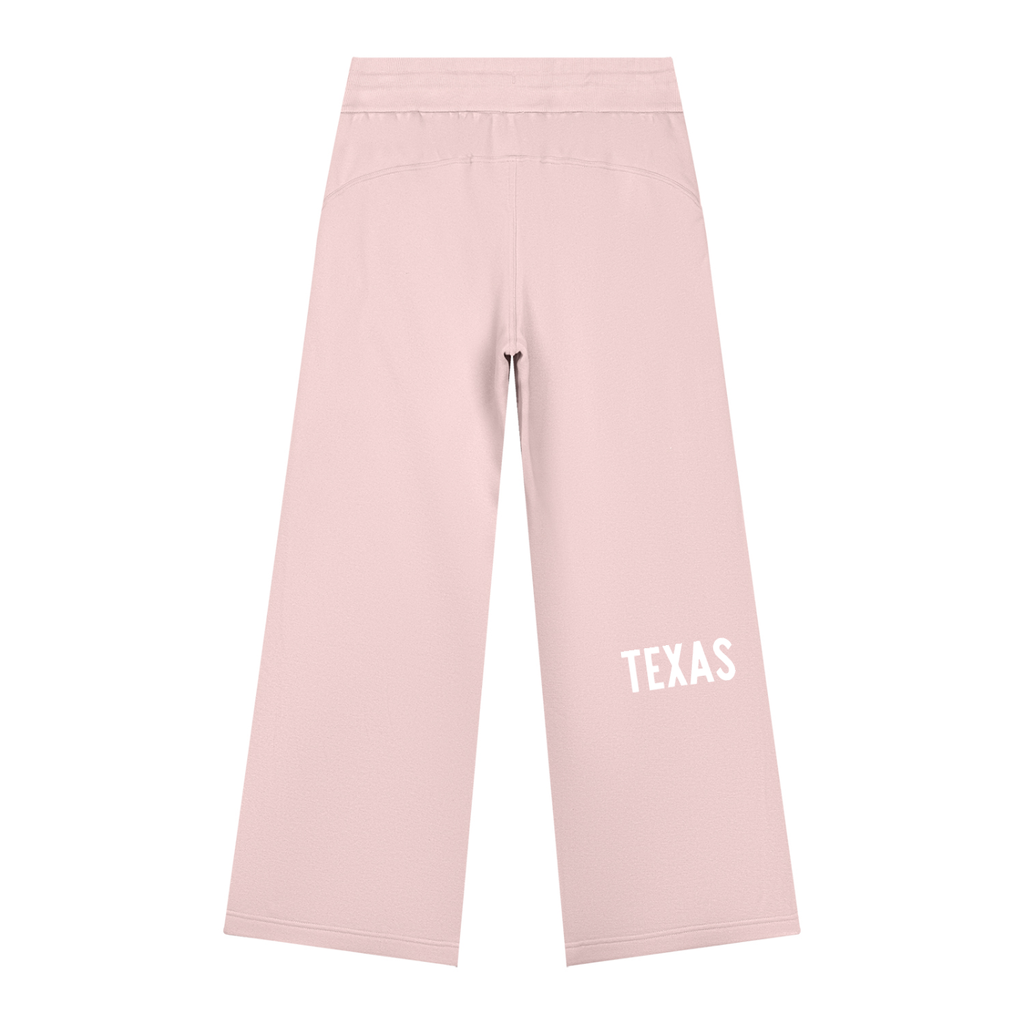 Womens Argyle Wide Leg Fleece Sweatpants