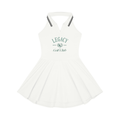 Womens Collared Halter Golf Dress
