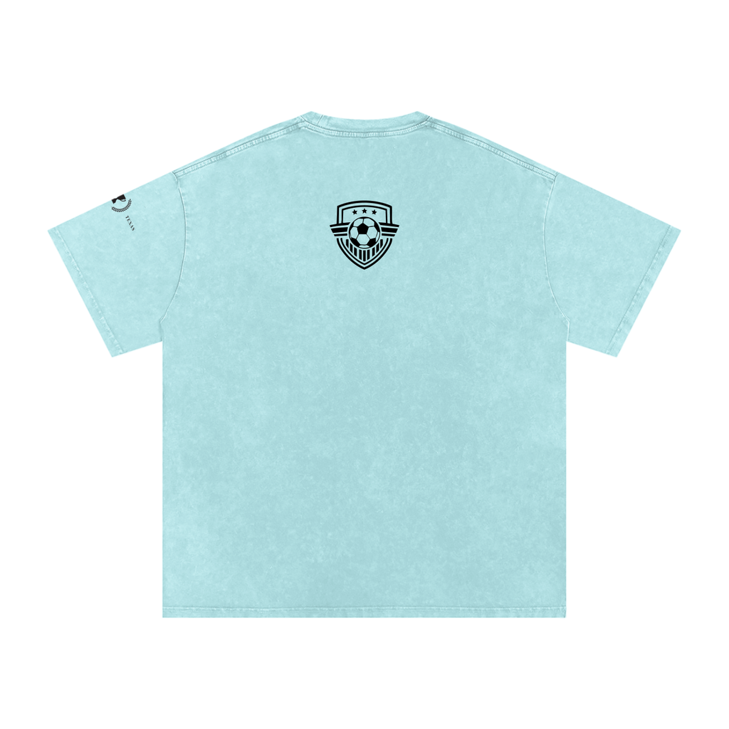 Argyle Soccer Washed Oversized Cotton Tee