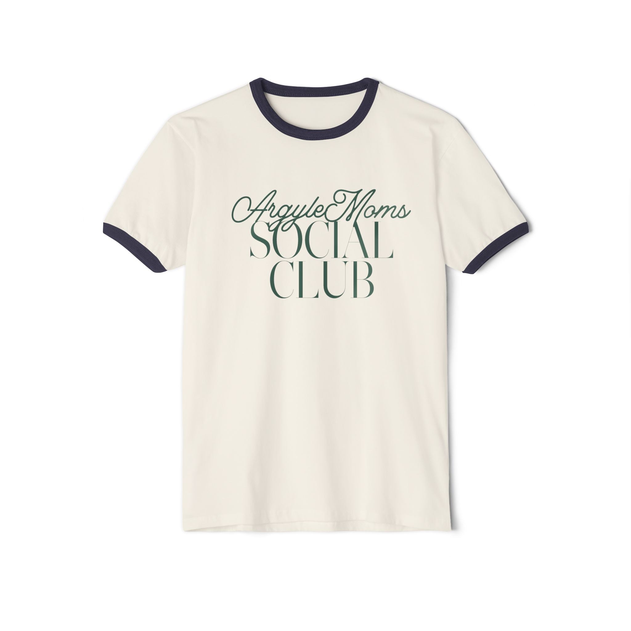 Argyle Moms Social Club Ringer T-Shirt