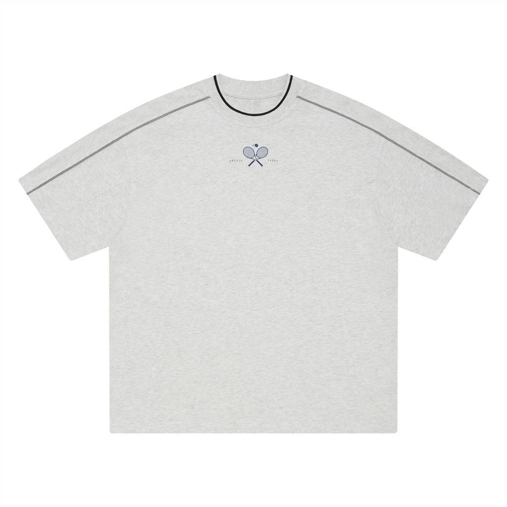 Tennis Oversized Contrast Stripe Tee