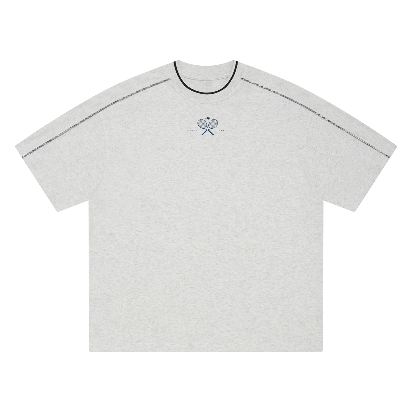 Tennis Oversized Contrast Stripe Tee