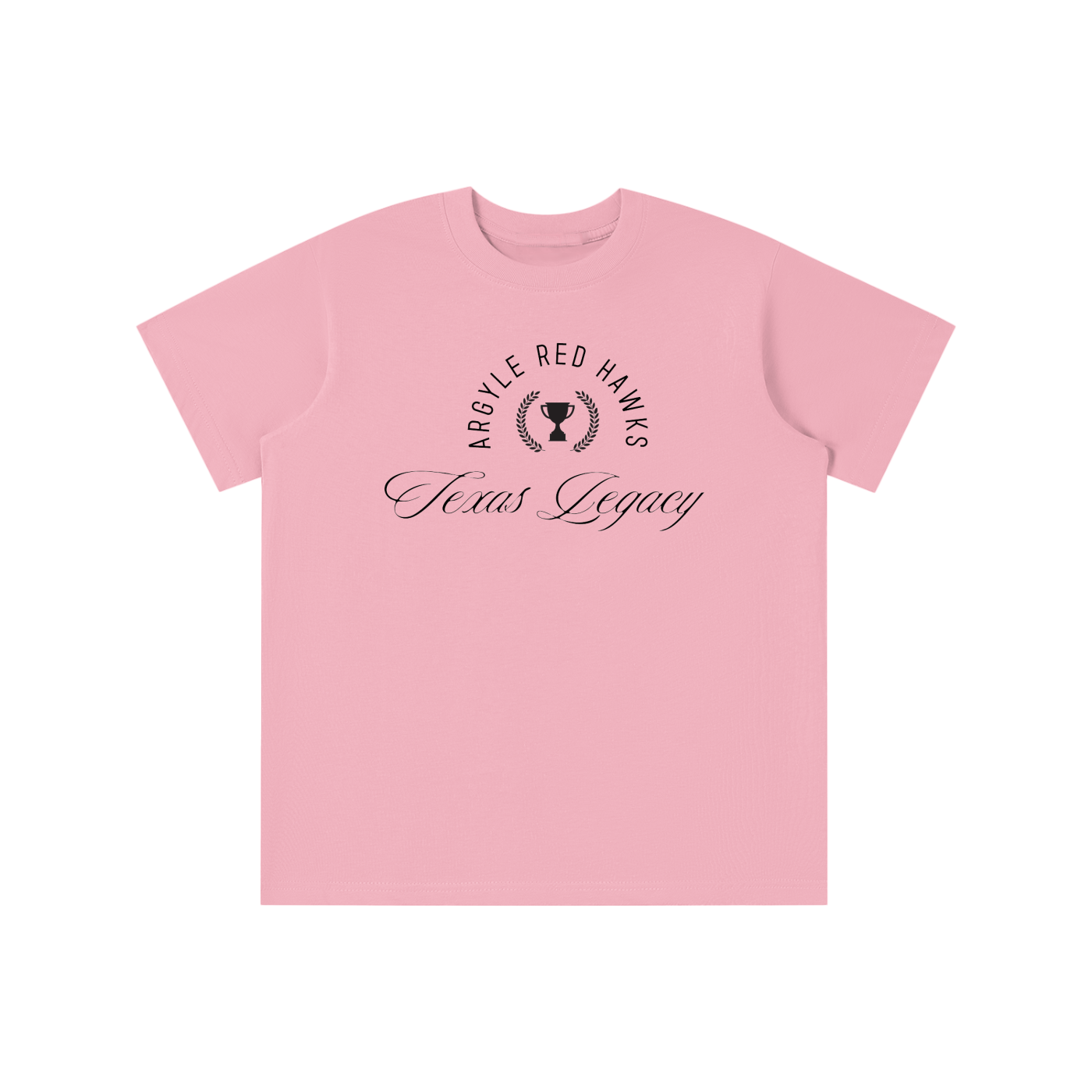 Youth Red Hawk Hoops Tee