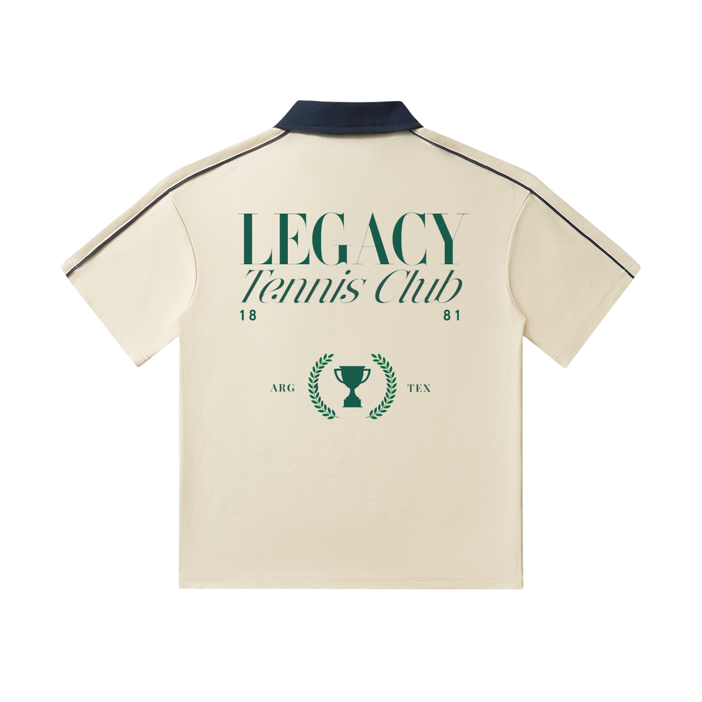 Unisex Legacy Tennis Club Striped Polo