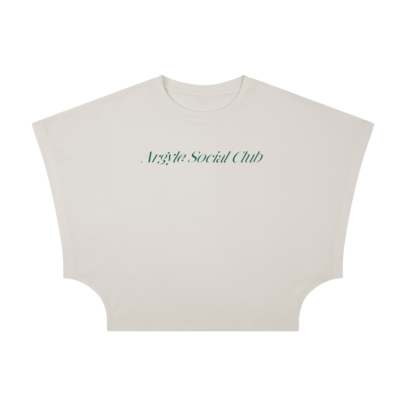 Womens Social Club Cropped Dolman T-Shirt