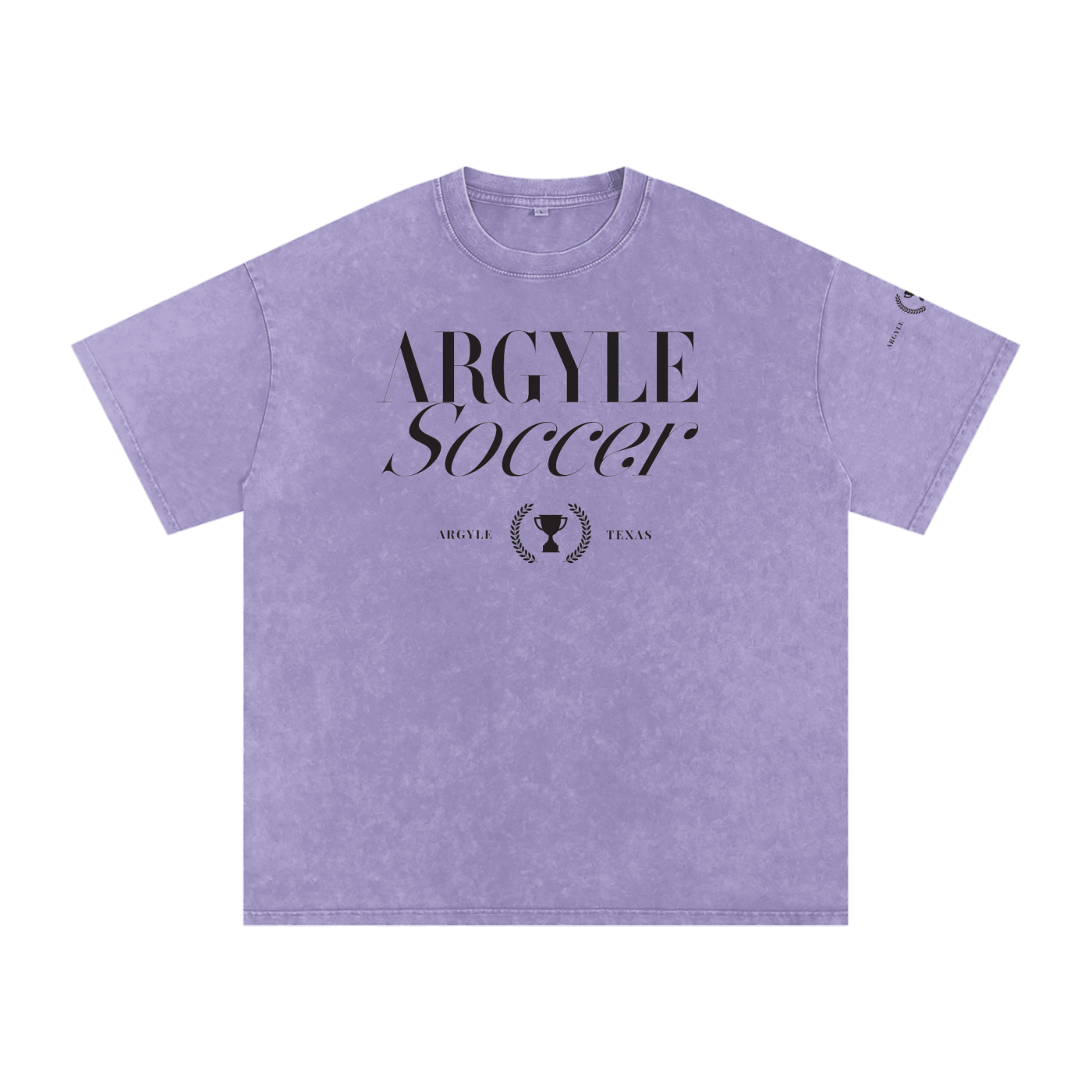 Argyle Soccer Washed Oversized Cotton Tee