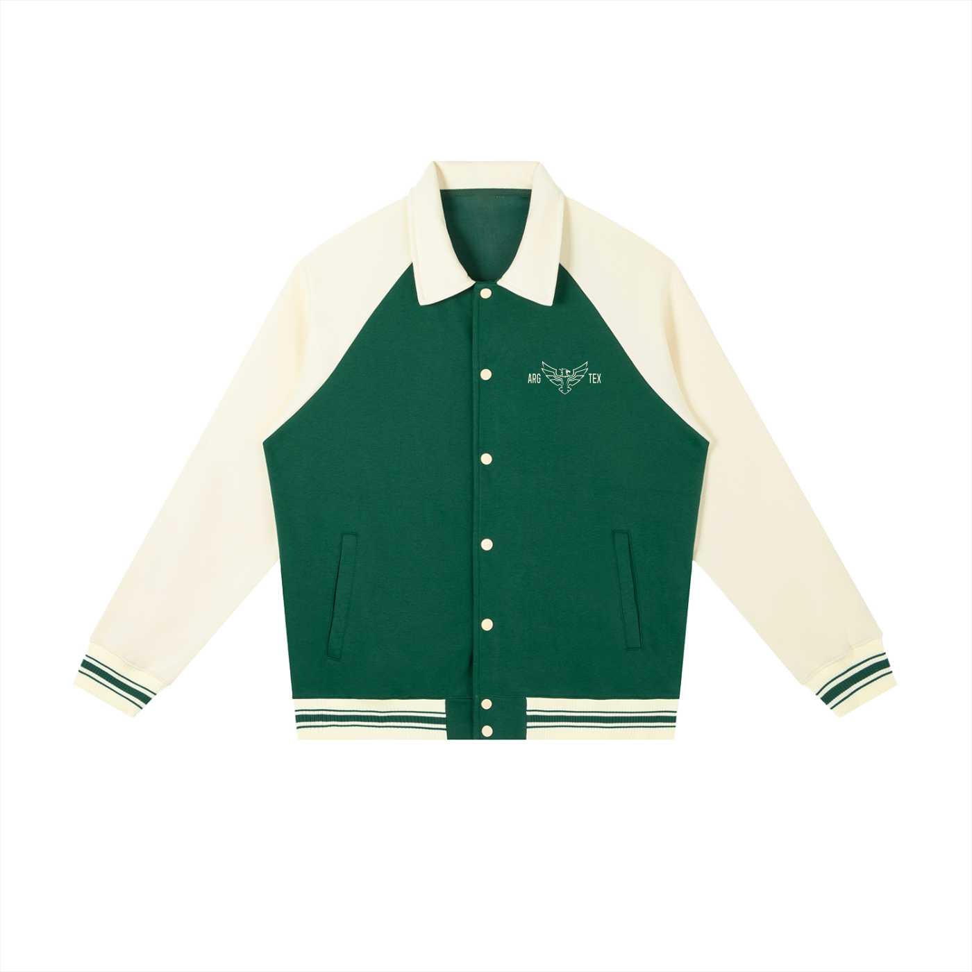 Friday Lights Raglan Sleeve Baseball Jacket