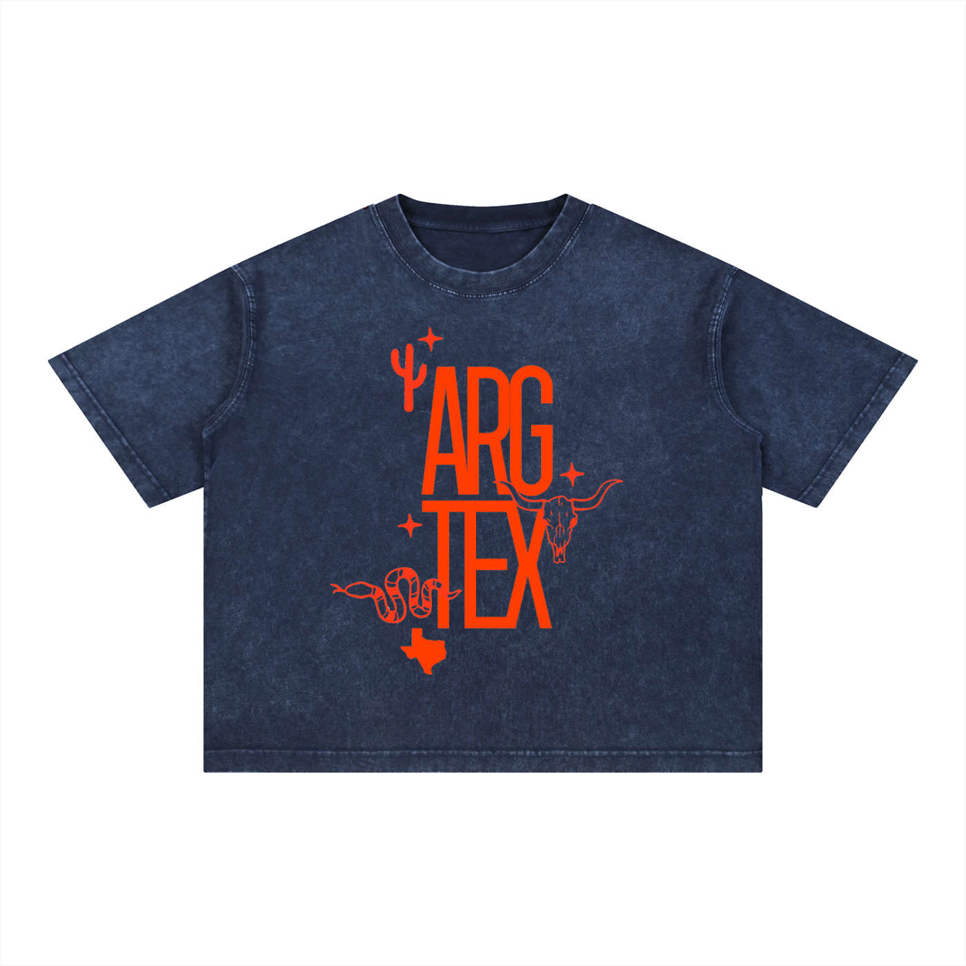 Argyle Local Mineral Wash Boxy Cotton Tee