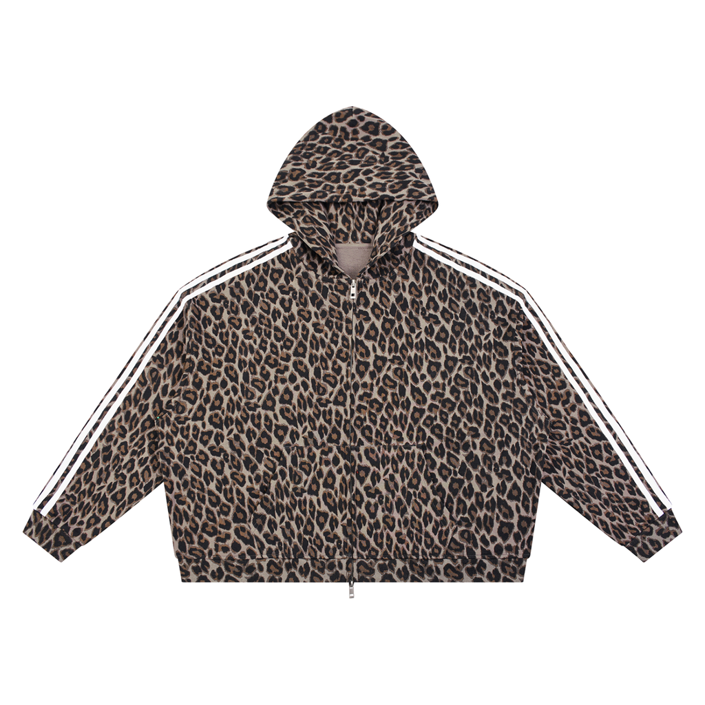 Texas Leopard Full Zip Hoodie