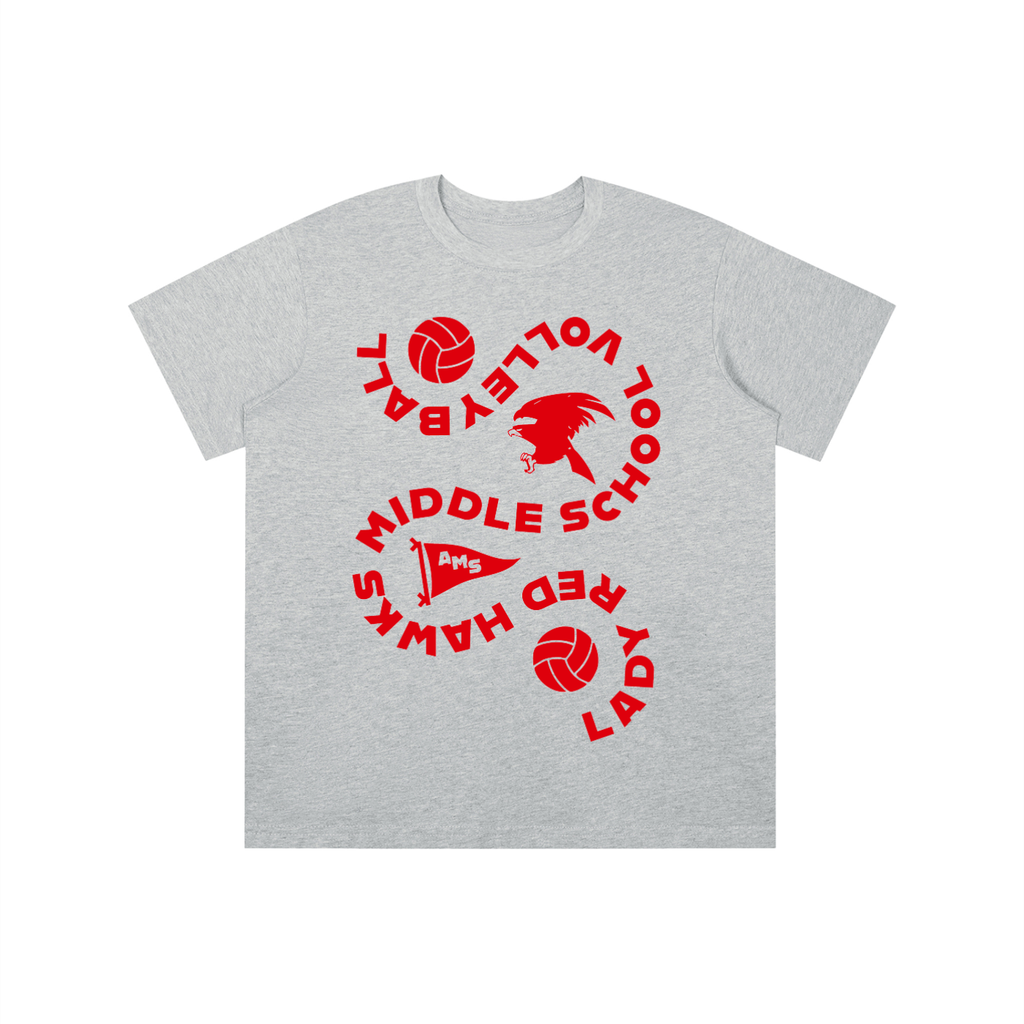 Youth AMS Lady Red Hawks Volleyball Tee