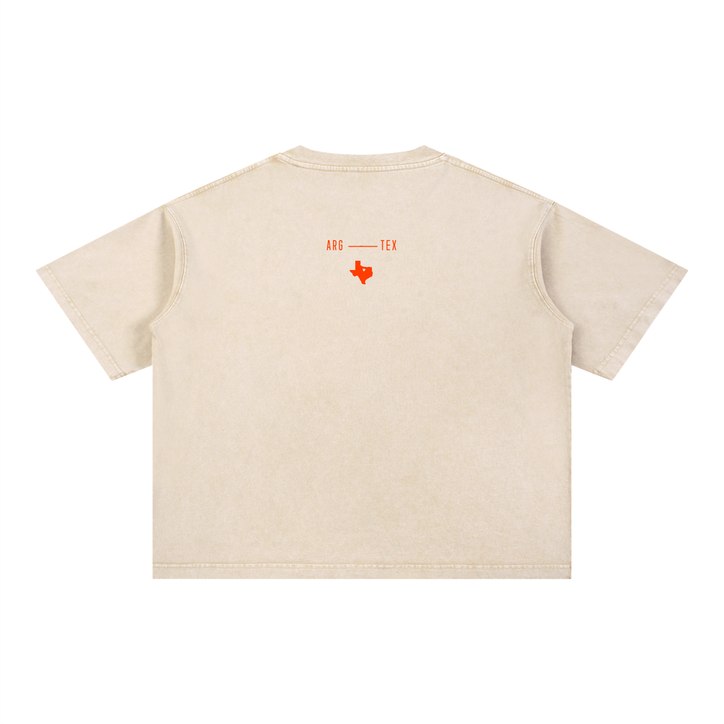 Argyle Local Mineral Wash Boxy Cotton Tee