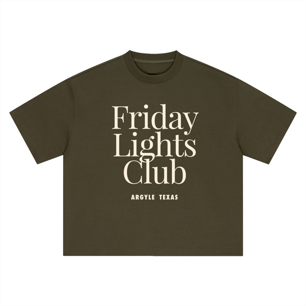 Mens Friday Night Lights Oversized T-Shirt