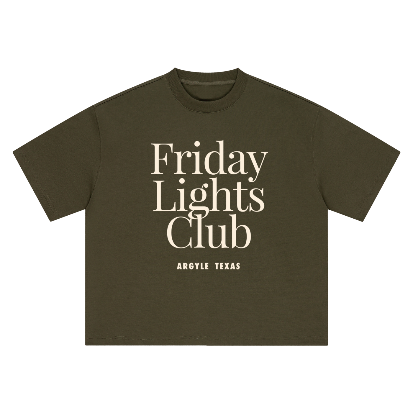 Mens Friday Night Lights Oversized T-Shirt