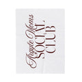 Mom Social Club Cozy Throw