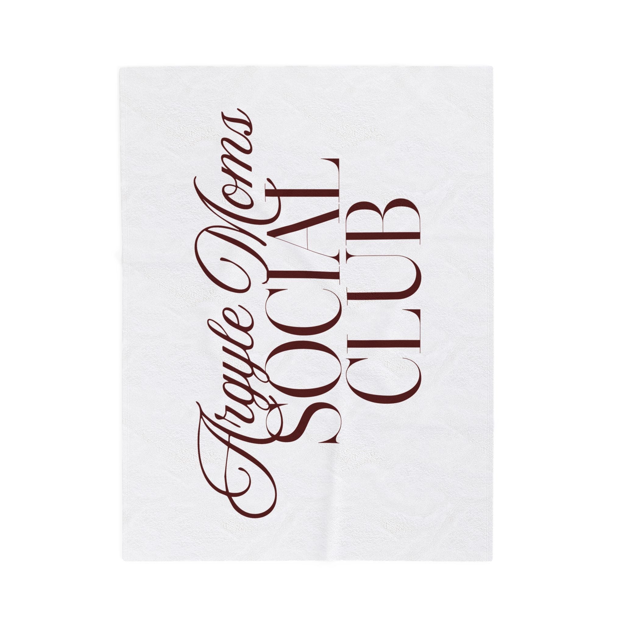 Mom Social Club Cozy Throw