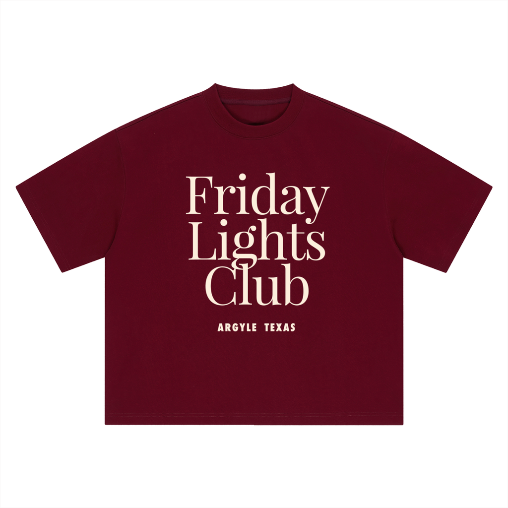 Mens Friday Night Lights Oversized T-Shirt