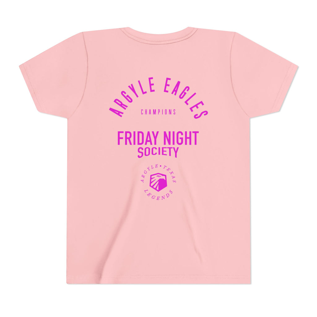 Youth Argyle Eagles Friday Night Society Pink Tee