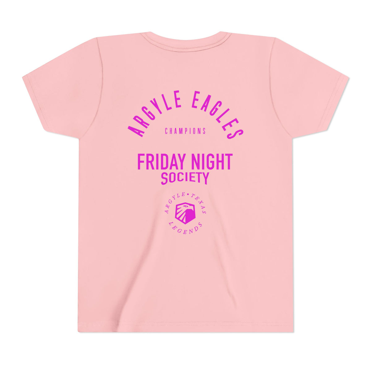 Youth Argyle Eagles Friday Night Society Pink Tee