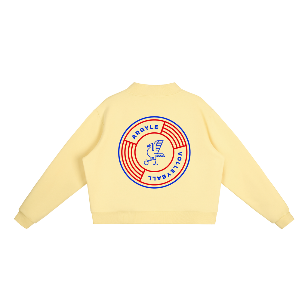 Womens Volleyball Crewneck Sweatshirt