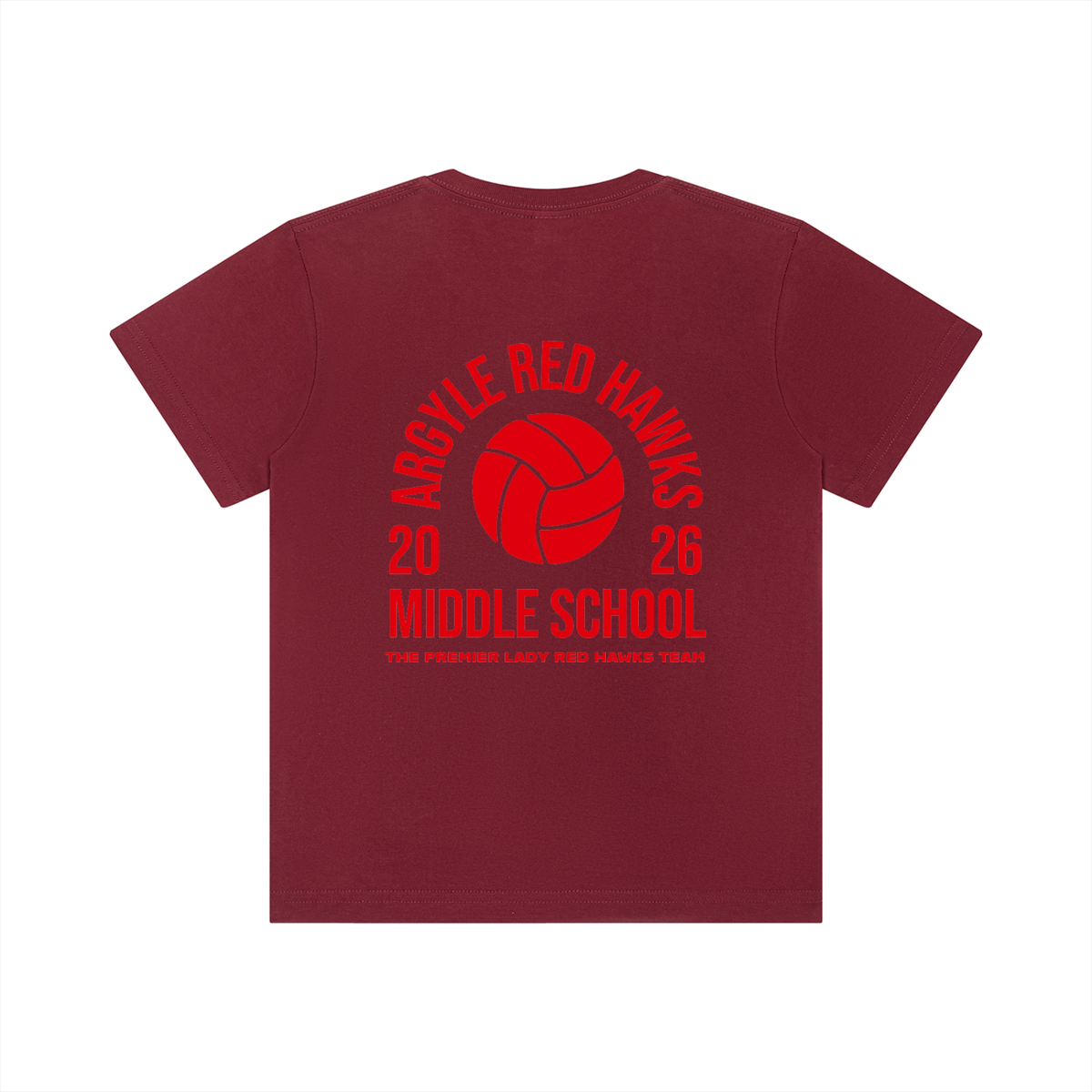 Youth AMS Volleyball Crewneck Short Sleeve Tee