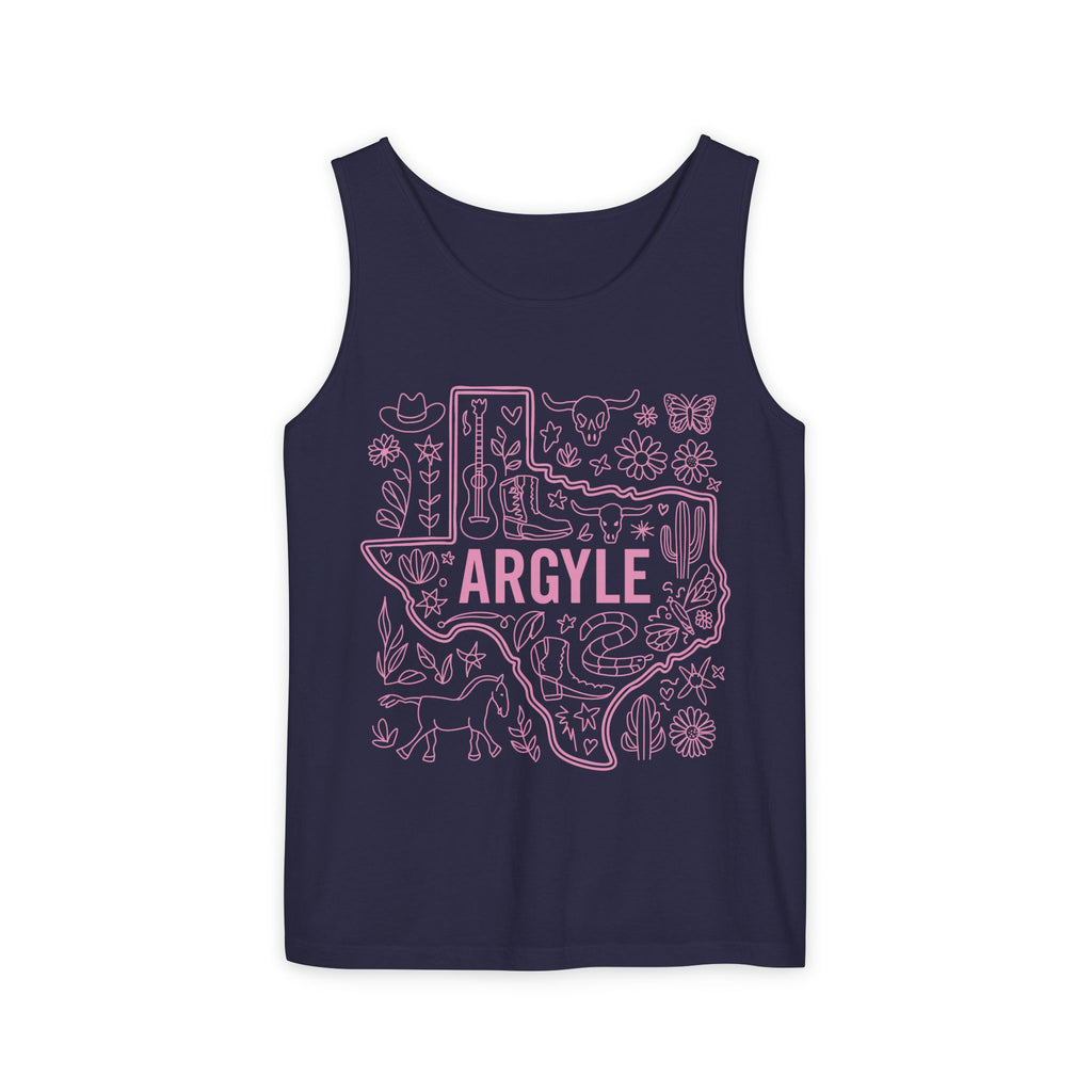 Womens Argyle Tank Top