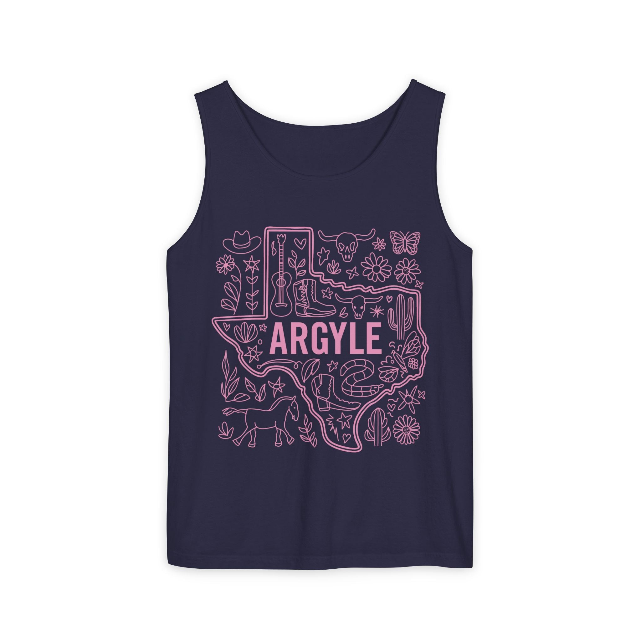 Womens Argyle Tank Top