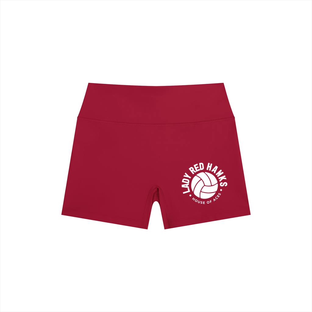 Womens AMS Volleyball High Rise Yoga Shorts